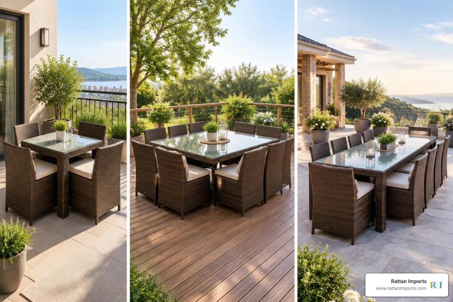 Comparison of 4-seater, 8-seater, and 10-seater cube dining set layouts Comparison of 4-seater, 8-seater, and 10-seater cube dining set layouts