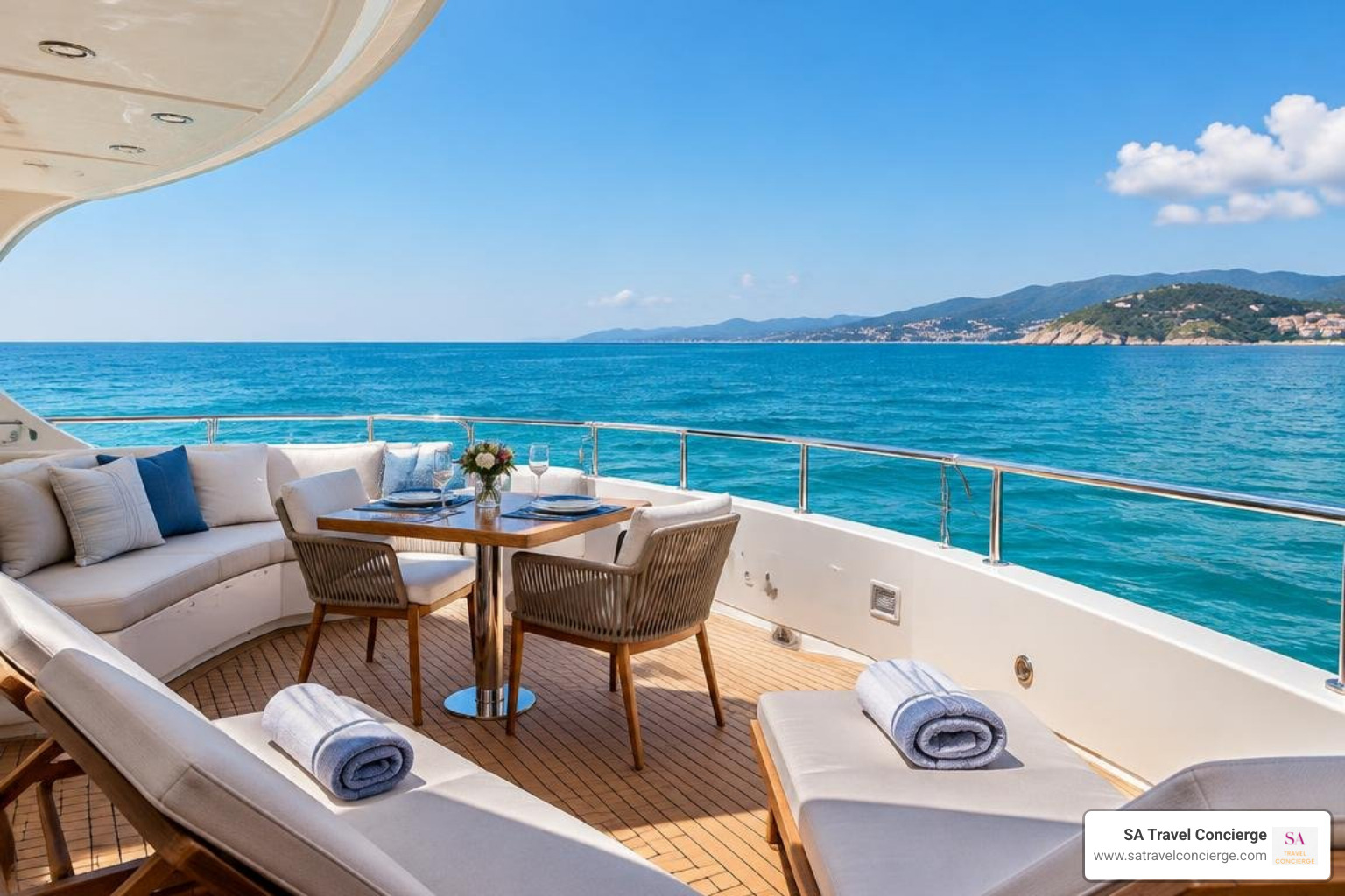 private yacht cruise deck