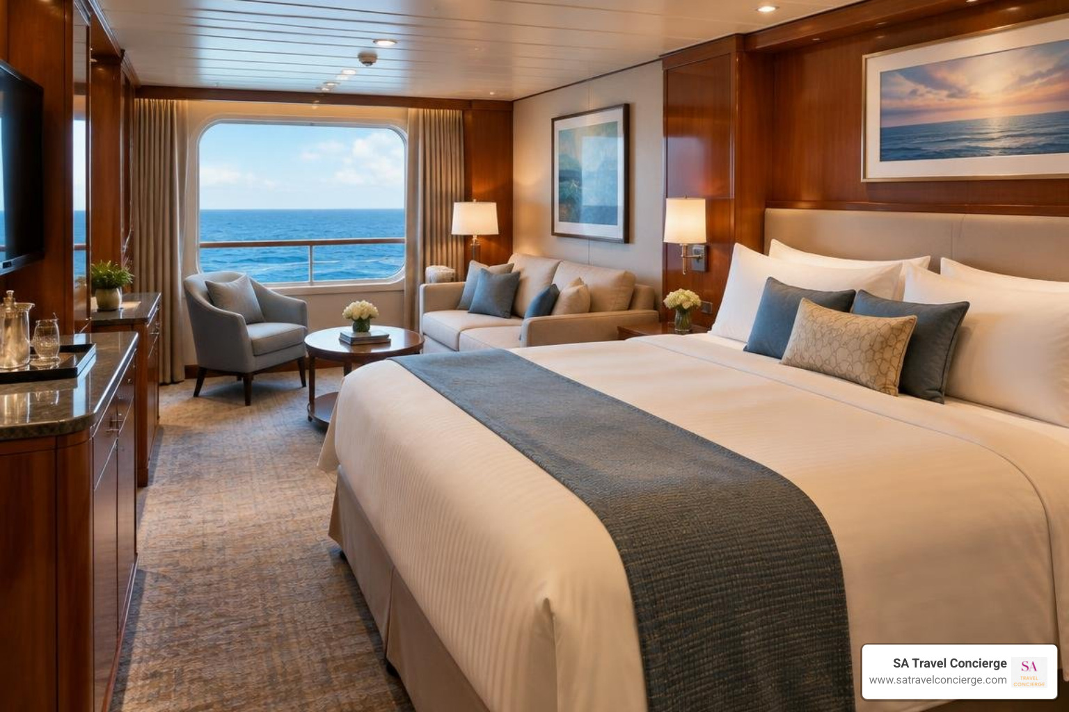 luxury small ship cruise suite