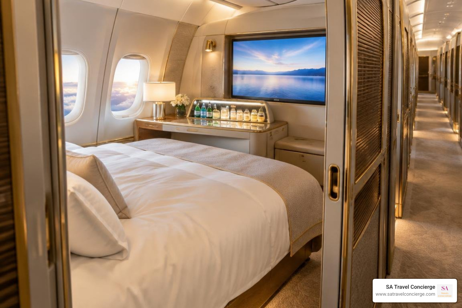 Emirates Airlines First Class suite