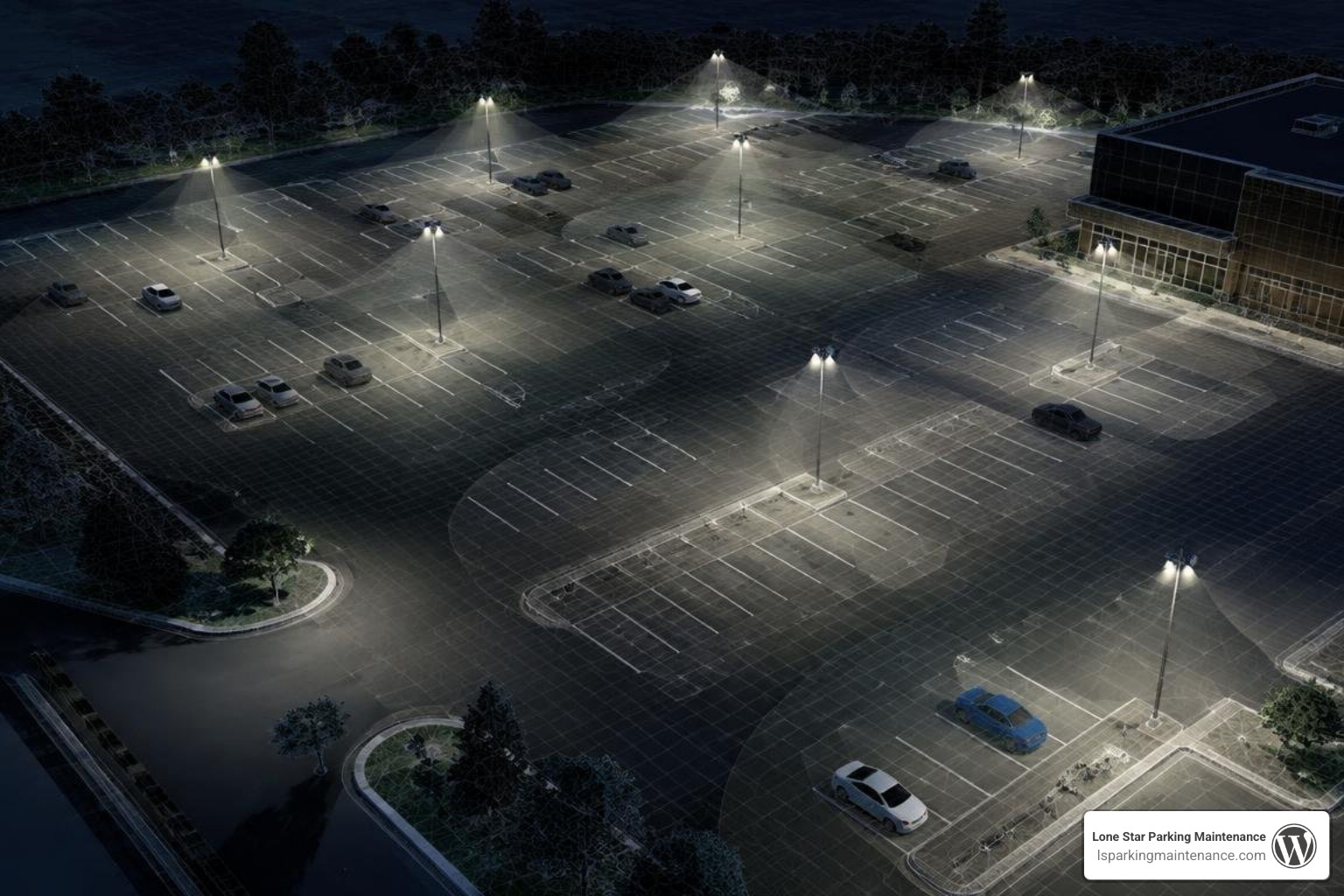3D wireframe lighting simulation 3D wireframe lighting simulation
