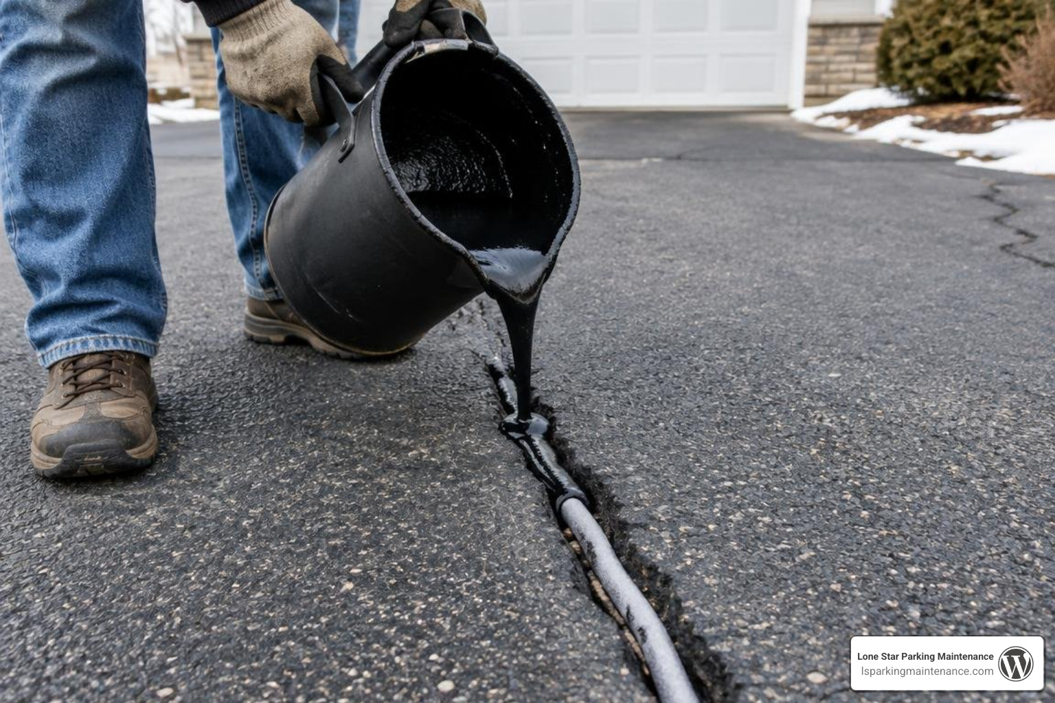 applying crack filler into asphalt pavement gap applying crack filler into asphalt pavement gap