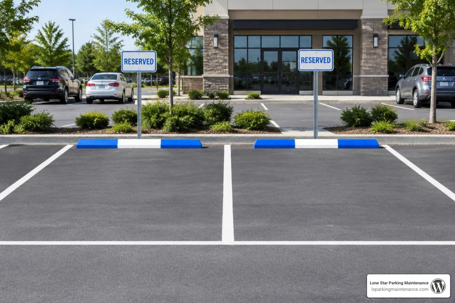 reserved parking stalls with matching curb markings reserved parking stalls with matching curb markings