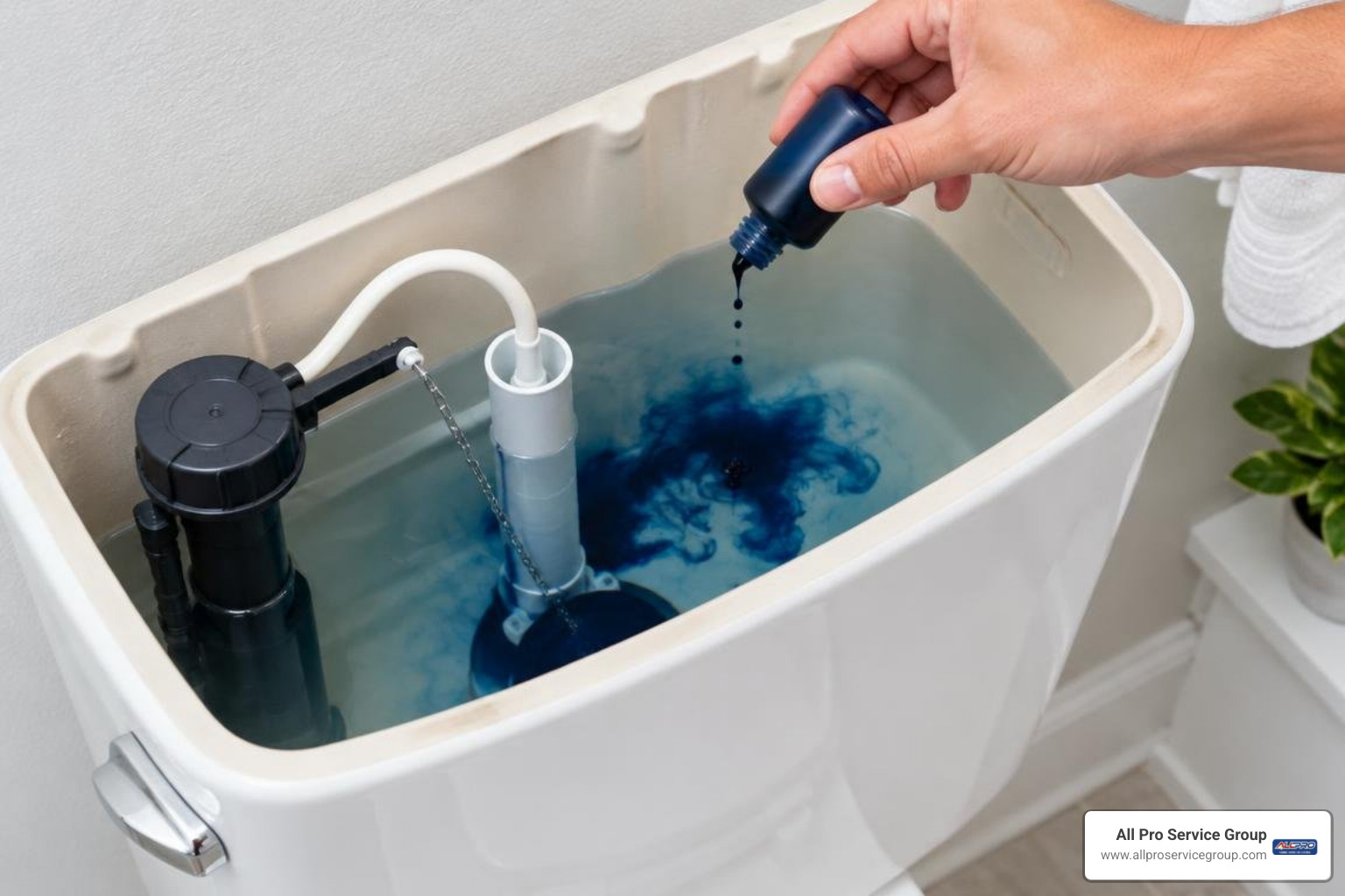 food coloring test in toilet tank food coloring test in toilet tank