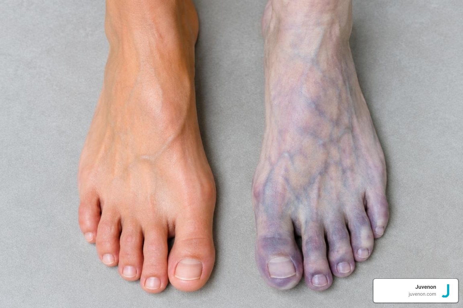 comparing healthy skin tone to ischemic skin changes comparing healthy skin tone to ischemic skin changes