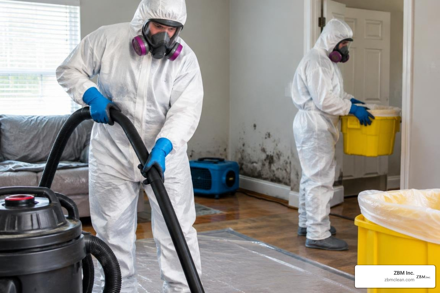 technicians wearing advanced personal protective equipment technicians wearing advanced personal protective equipment