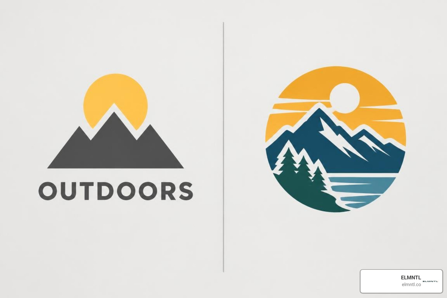 comparing generic template logos with custom vector branding comparing generic template logos with custom vector branding