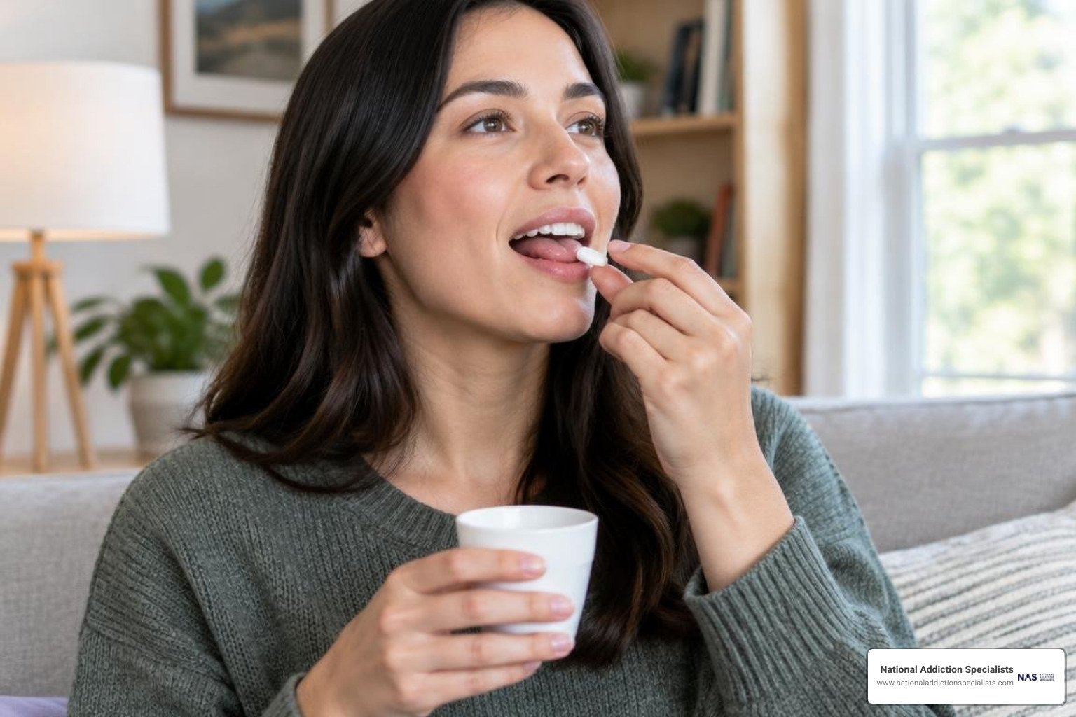 Patient taking sublingual recovery medication Patient taking sublingual recovery medication