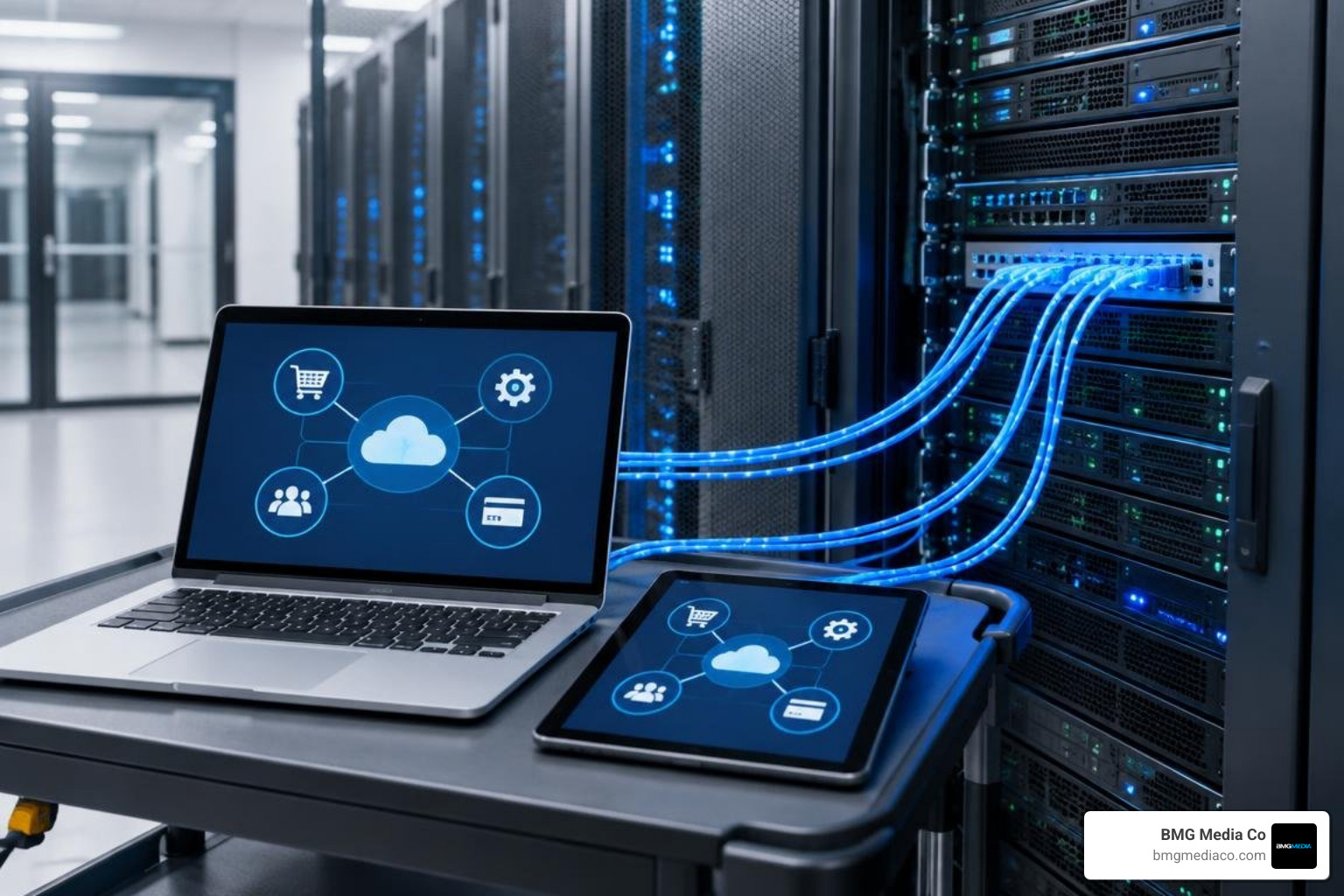 API integration architecture connecting ecommerce to ERP, CRM, and payment systems