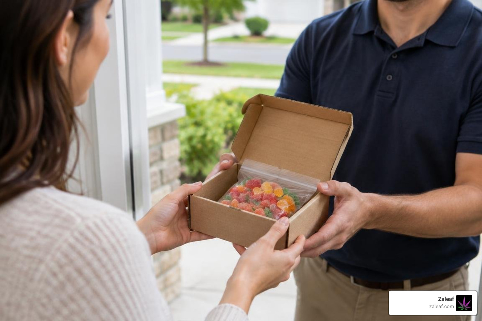 Discrete edible delivery packaging Discrete edible delivery packaging