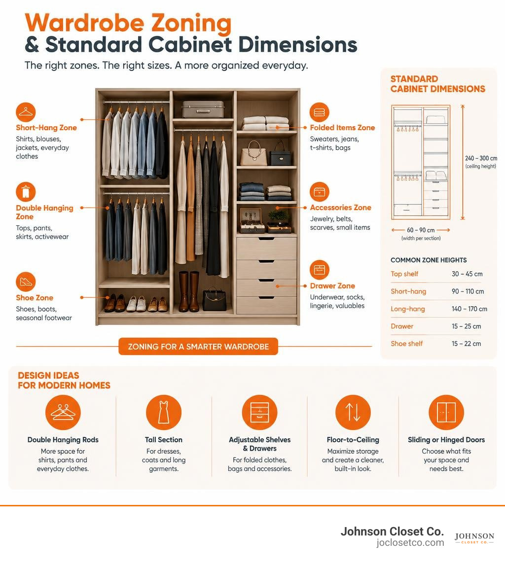 wardrobe zoning and standard cabinet dimensions infographic infographic wardrobe zoning and standard cabinet dimensions infographic infographic