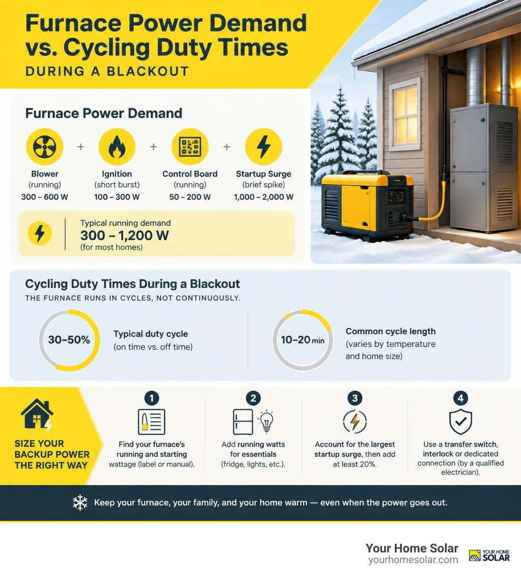 furnace power demand vs cycling duty times during blackout infographic furnace power demand vs cycling duty times during blackout infographic
