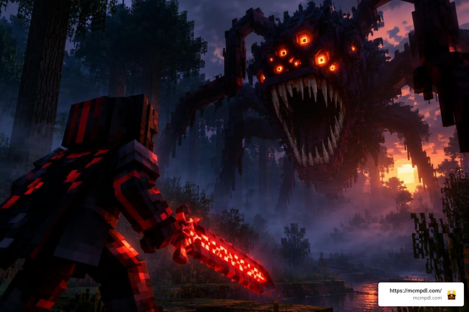 Custom horror weapons, armor, and terrifying monsters in Minecraft Bedrock Custom horror weapons, armor, and terrifying monsters in Minecraft Bedrock