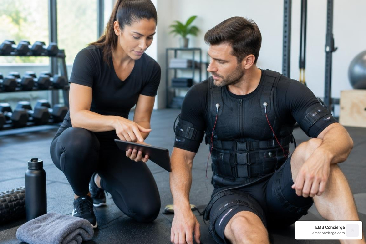 certified trainer combining EMS techniques with recovery guidance