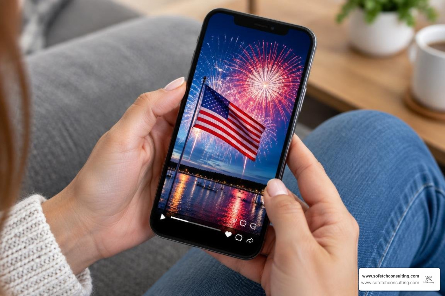 Candidate connecting with citizens via mobile livestream