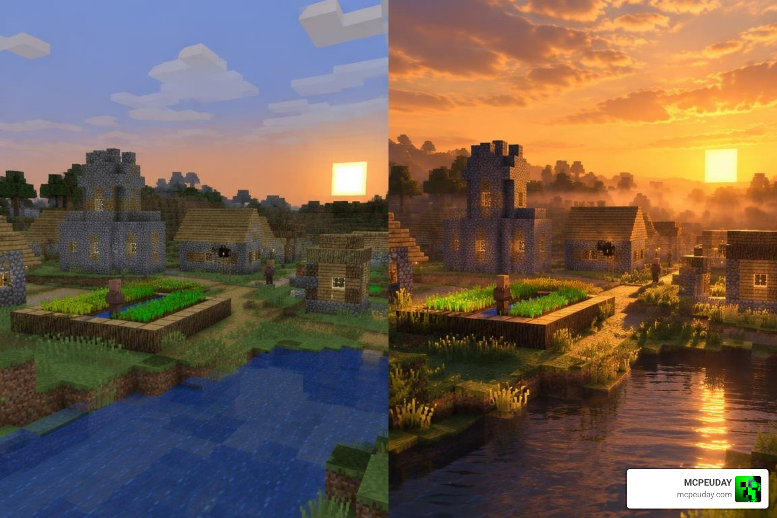 Vanilla lighting compared to Newb Aetheris shader visuals Vanilla lighting compared to Newb Aetheris shader visuals