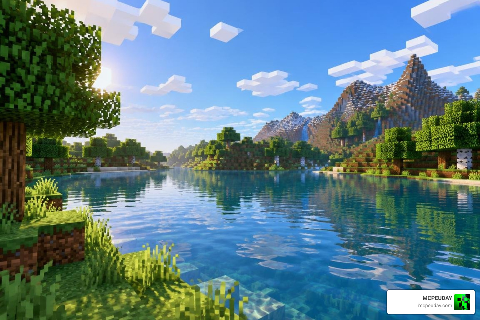 NEWB X SAPPHIRE water reflections and sapphire sky NEWB X SAPPHIRE water reflections and sapphire sky
