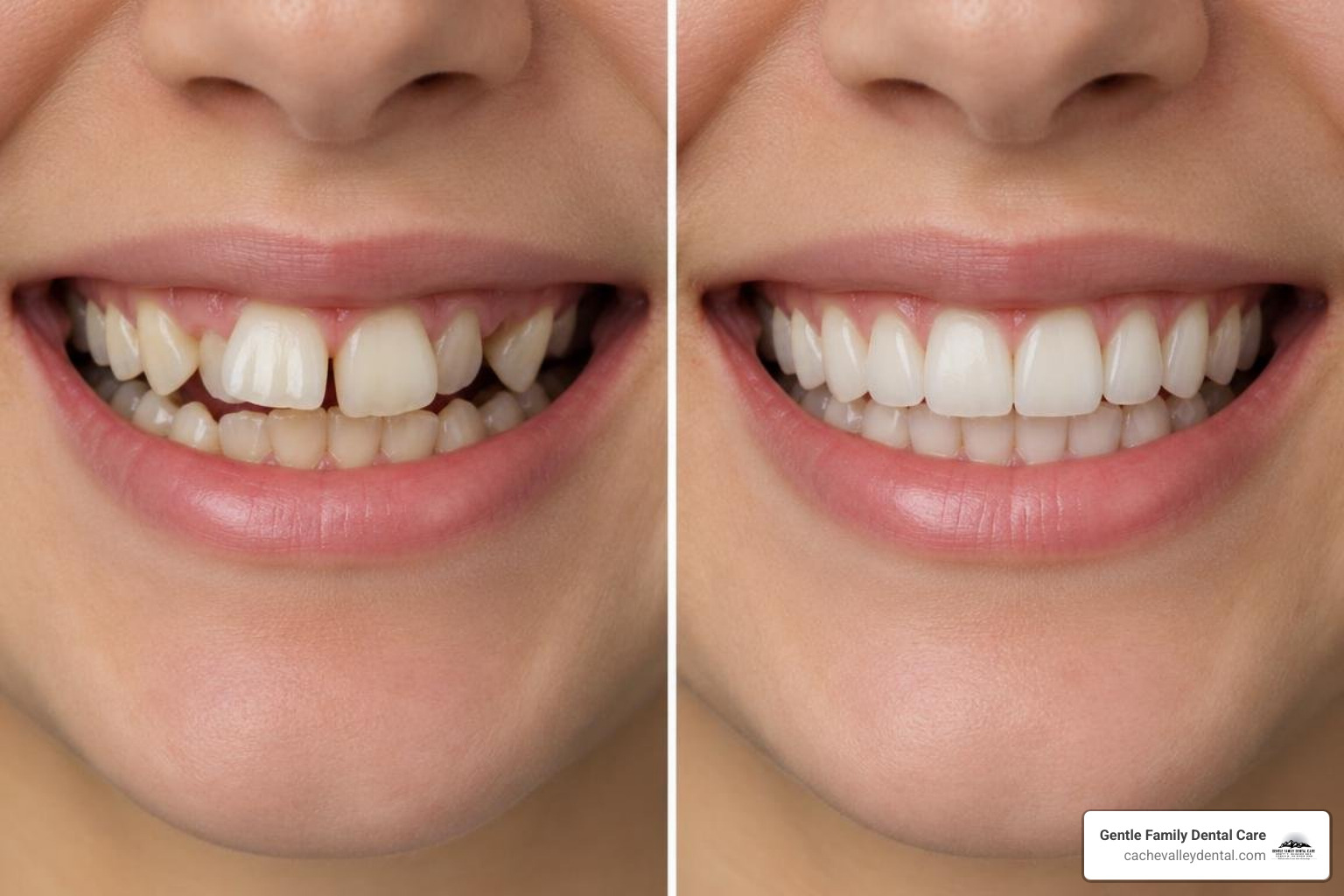 clinical pre- and post-operative dental alignment clinical pre- and post-operative dental alignment