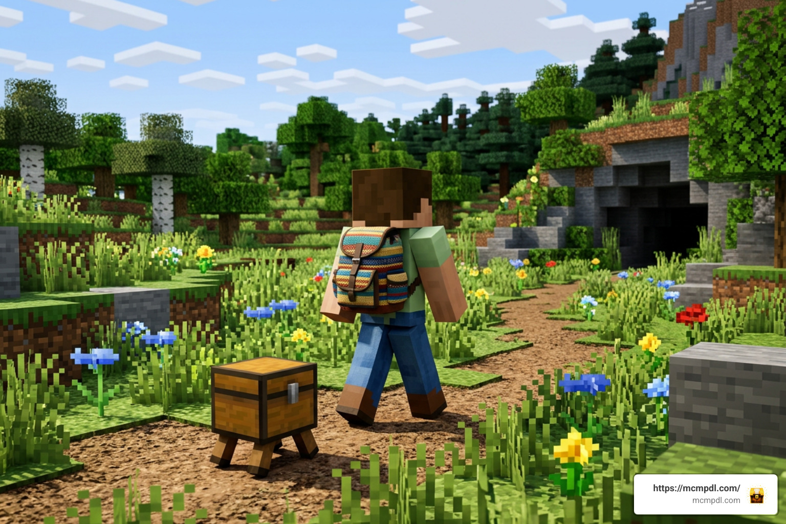 Chest pets and backpacks in Minecraft PE Chest pets and backpacks in Minecraft PE
