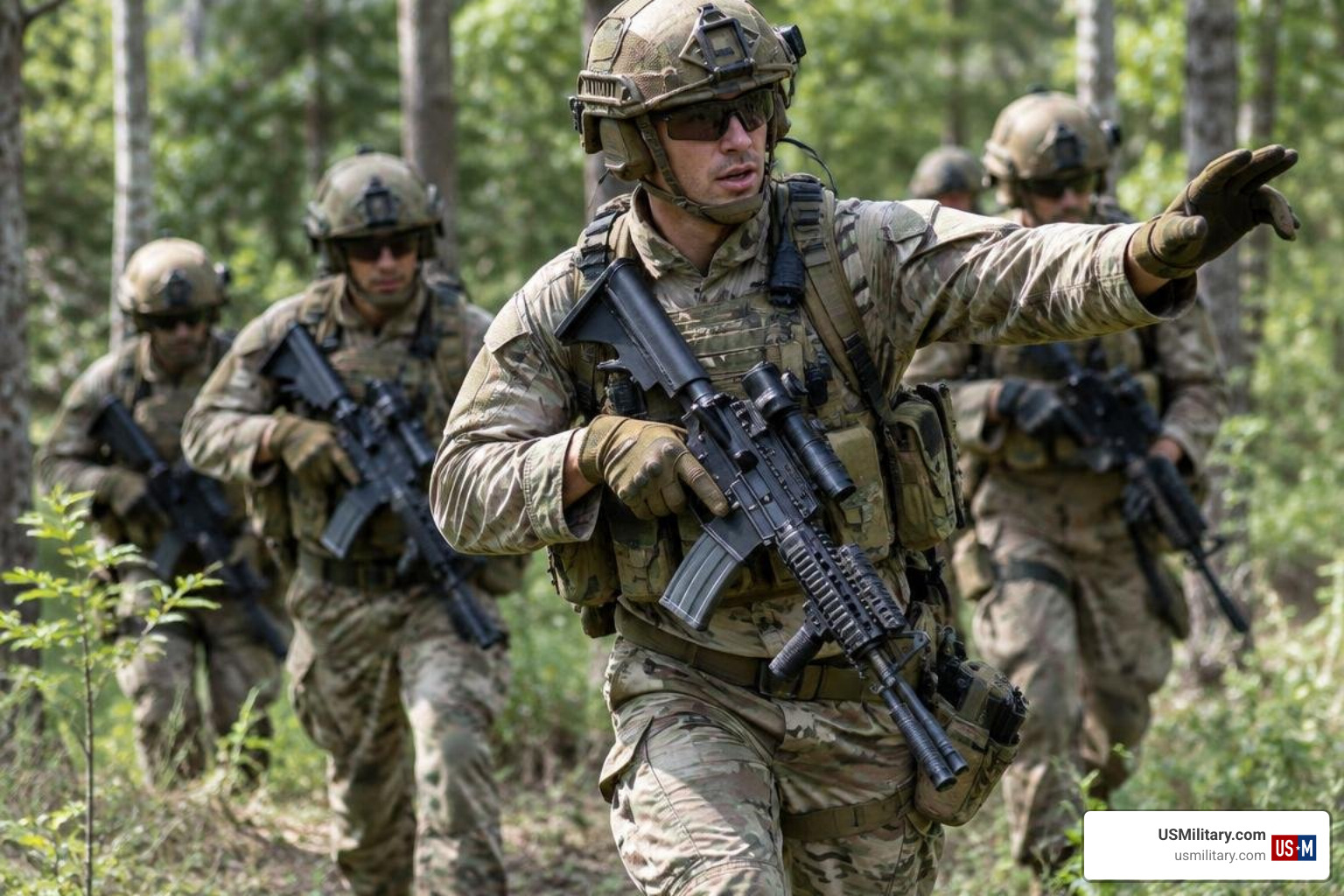 Soldier leadership training in tactical field environment