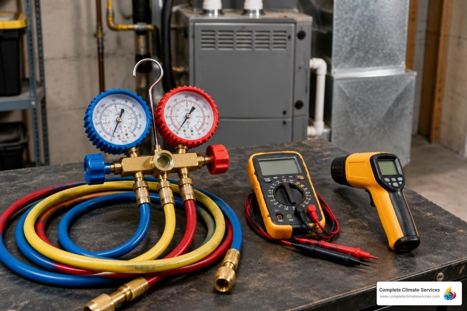 HVAC diagnostic manifold and testing tools HVAC diagnostic manifold and testing tools