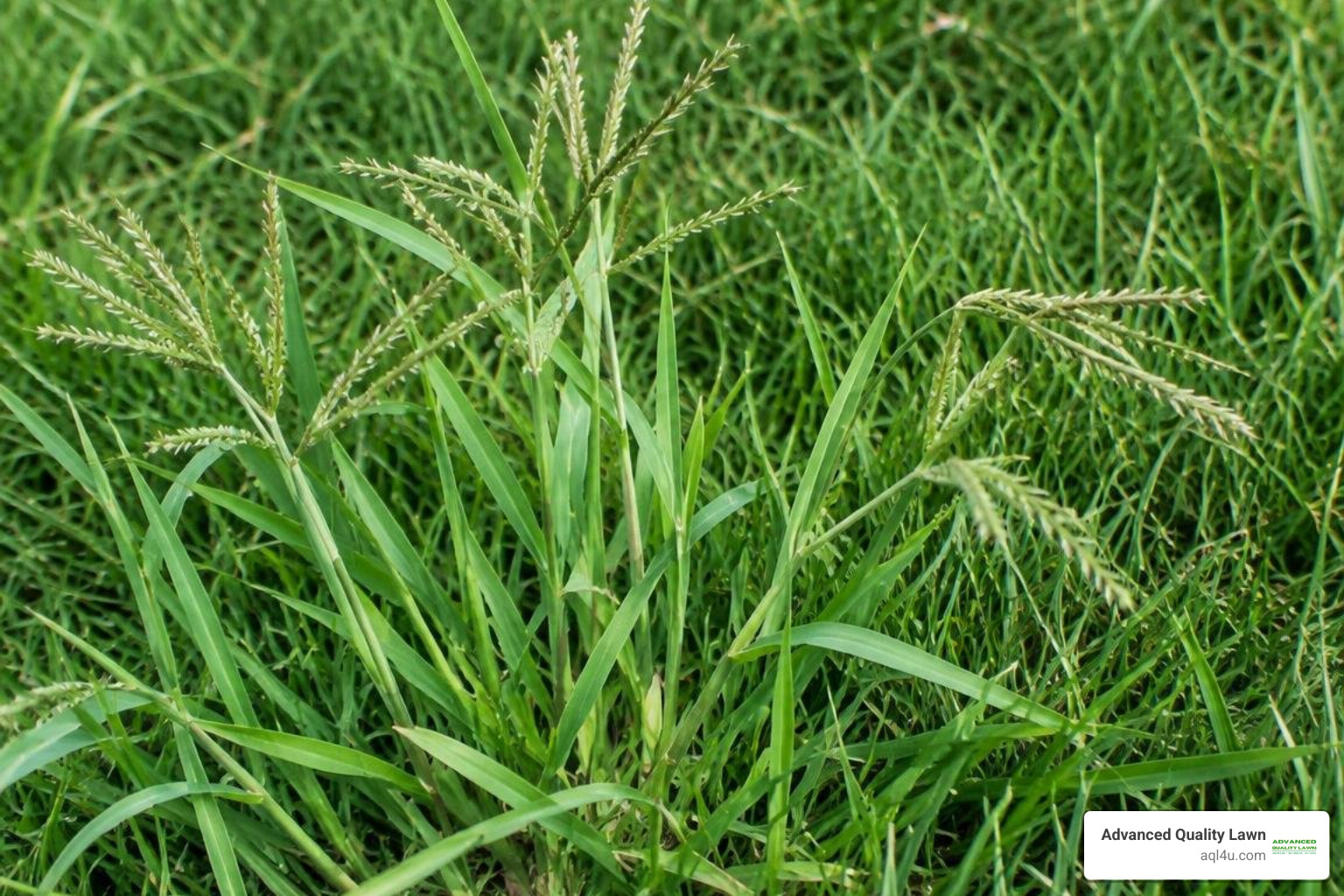 mature crabgrass