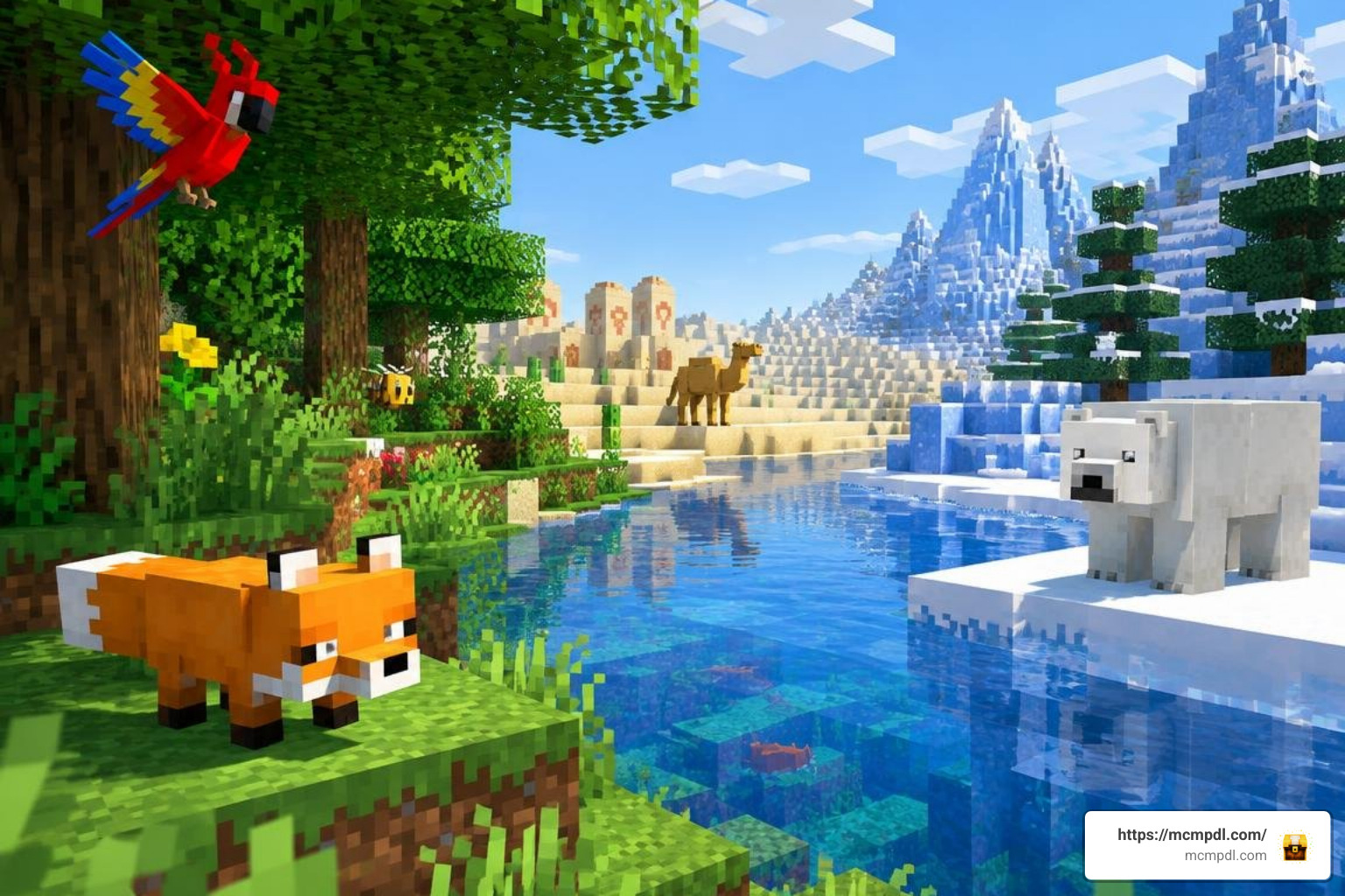 Diverse biome creatures and custom habitats in Minecraft Diverse biome creatures and custom habitats in Minecraft