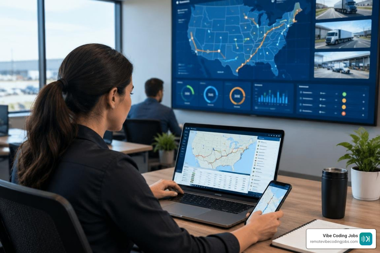 remote logistics dashboard and supply chain KPI analytics remote logistics dashboard and supply chain KPI analytics