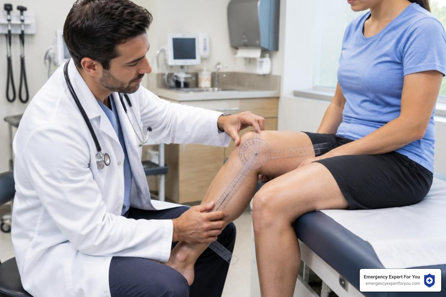 independent medical examiner conducting a structured physical assessment