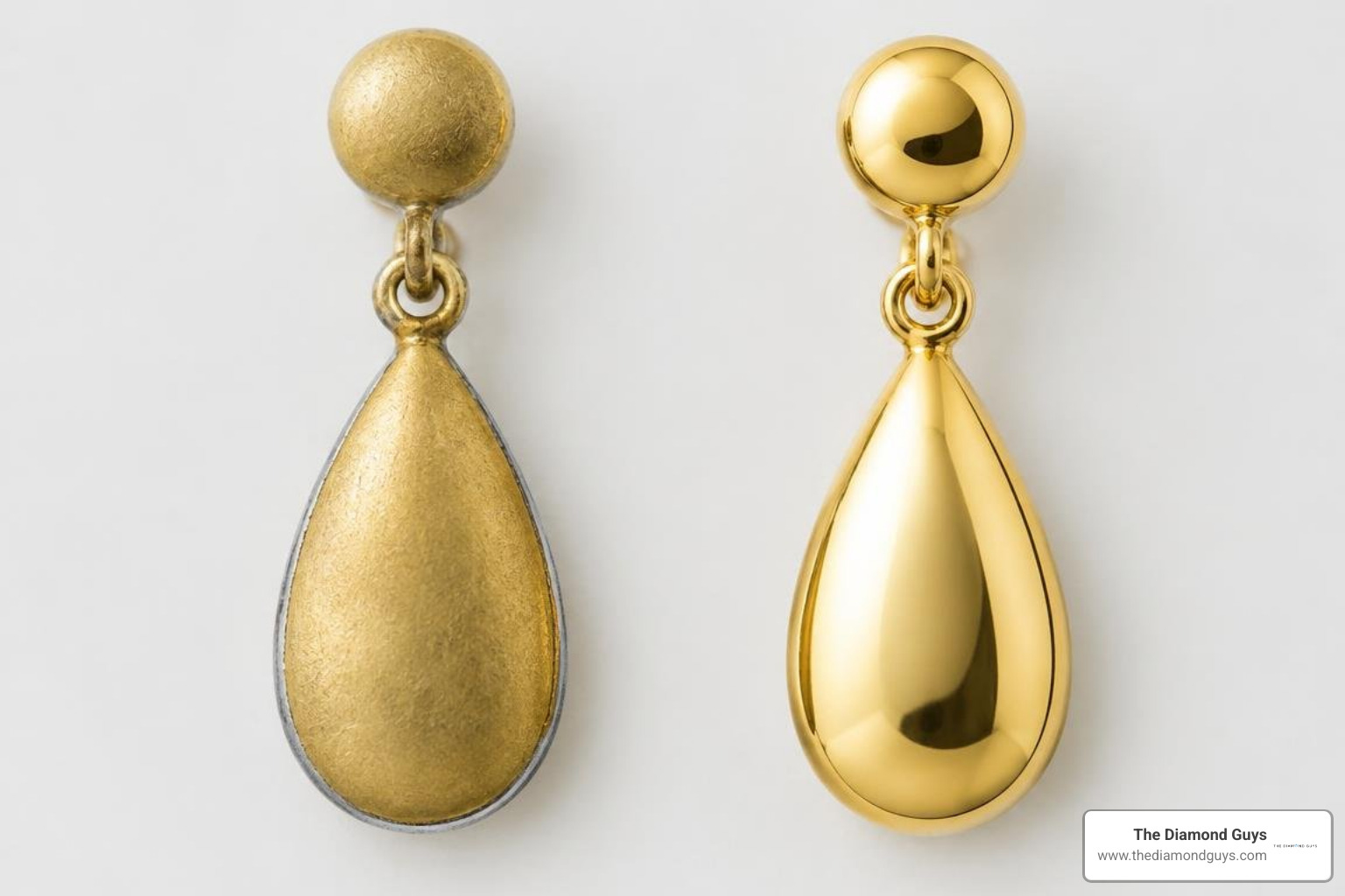 comparing solid gold and gold plated earring settings comparing solid gold and gold plated earring settings