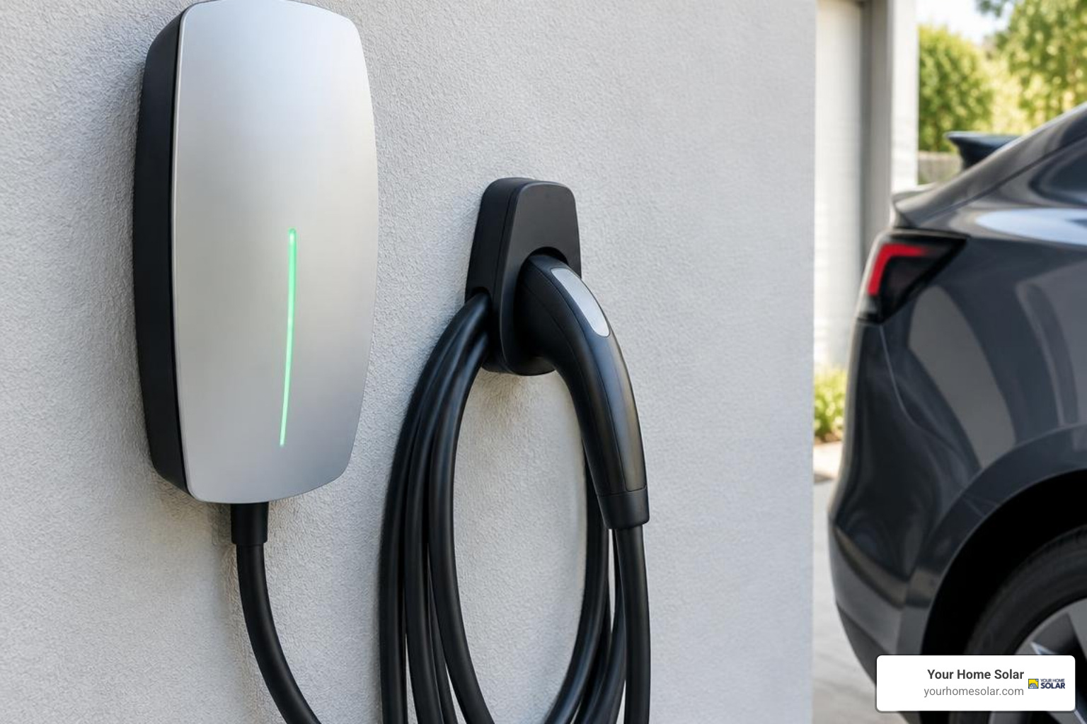 Tesla Mobile Connector status indicator lights and charging handle Tesla Mobile Connector status indicator lights and charging handle
