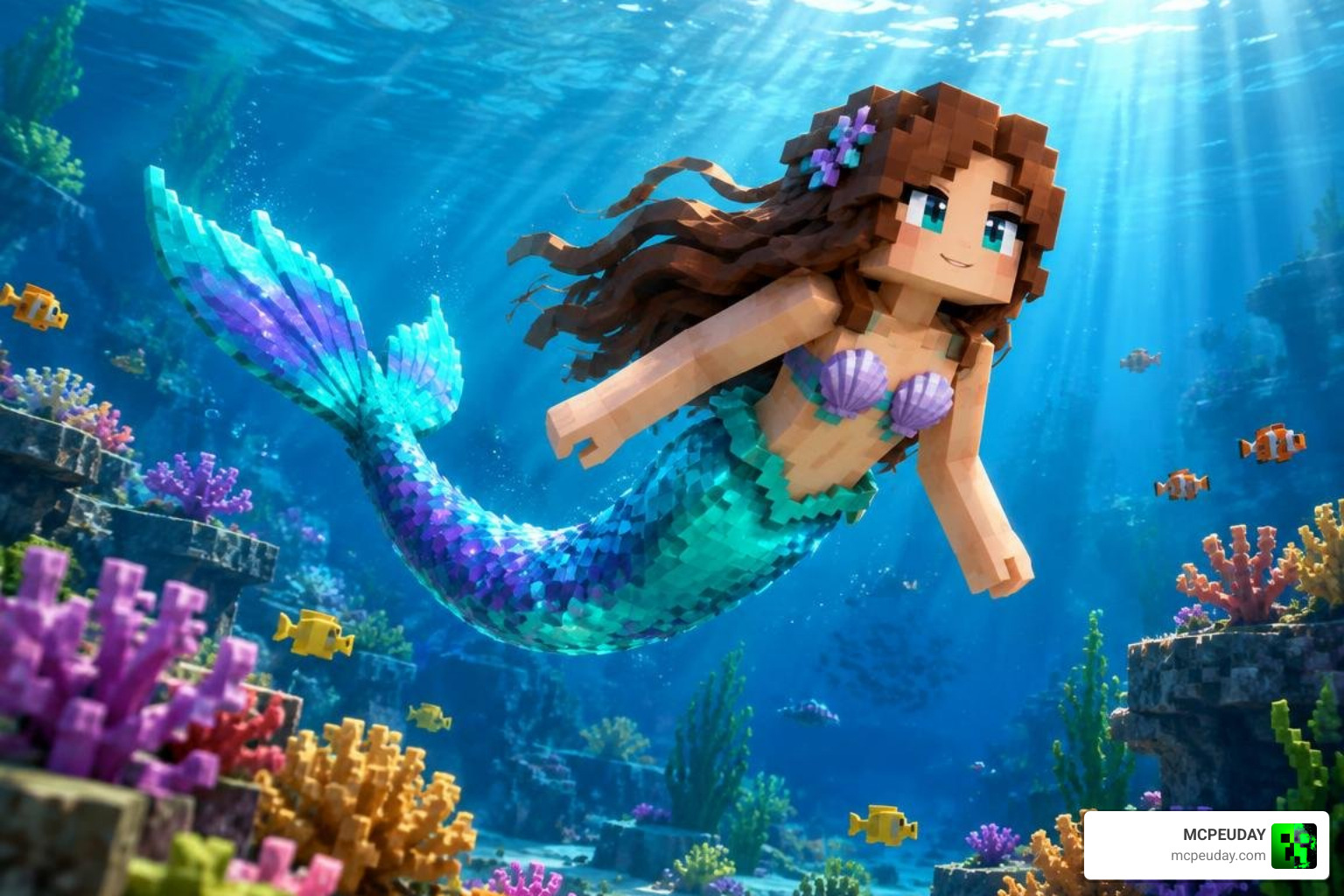 Ex Mermaids character model showcase