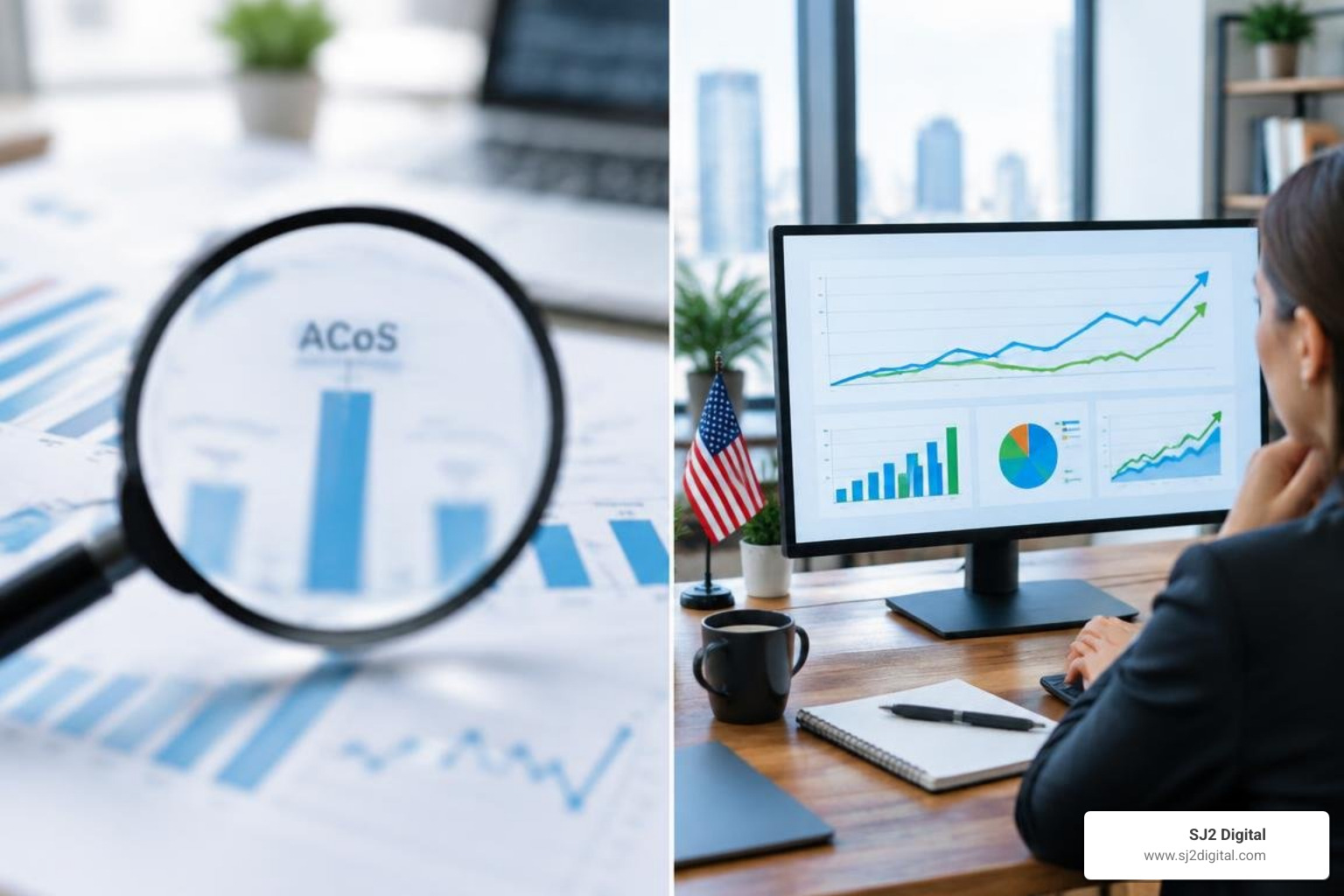 Comparing holistic TACoS revenue measurement against isolated ACoS metrics
