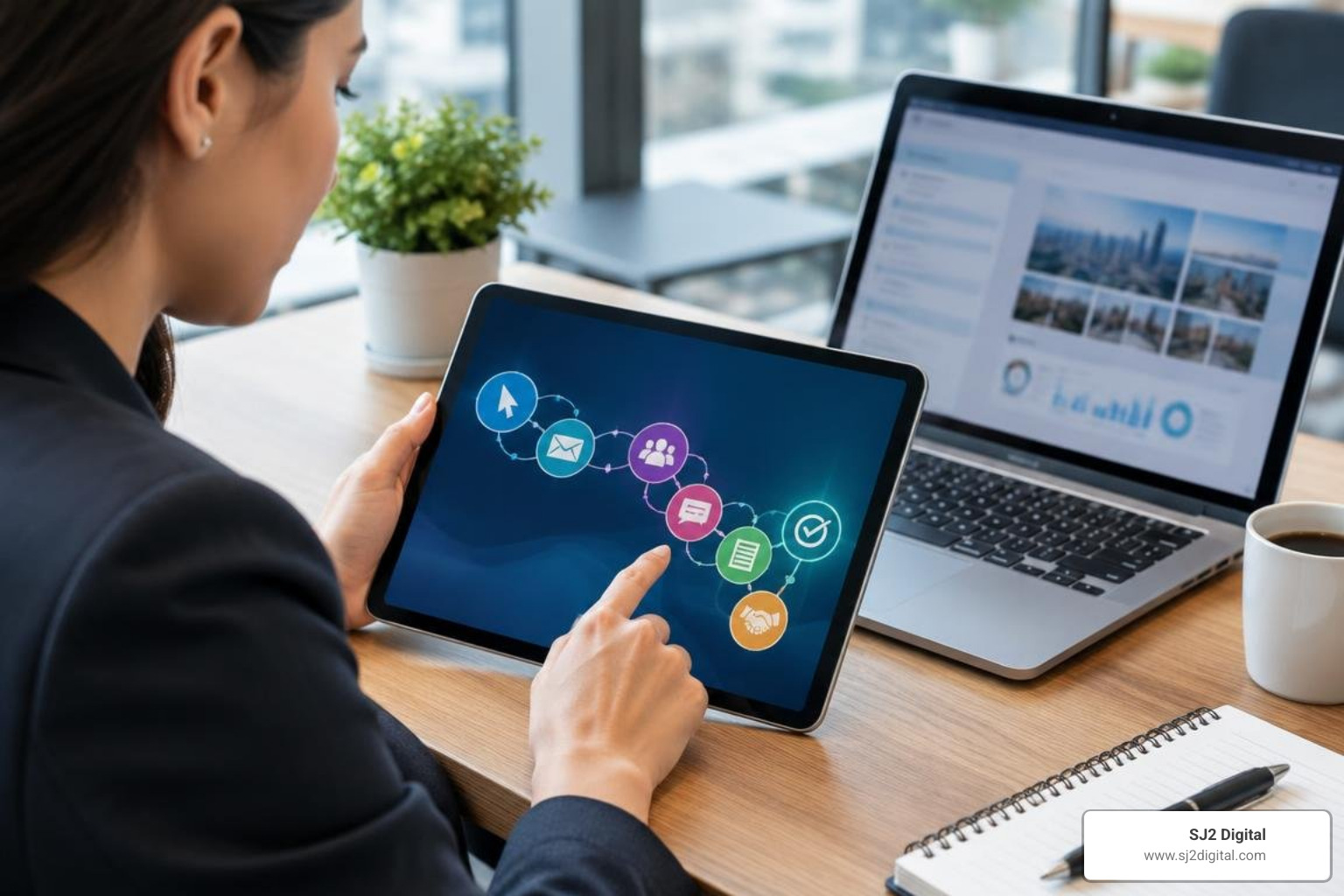 Multi-touch attribution workflow tracking leads from click to close