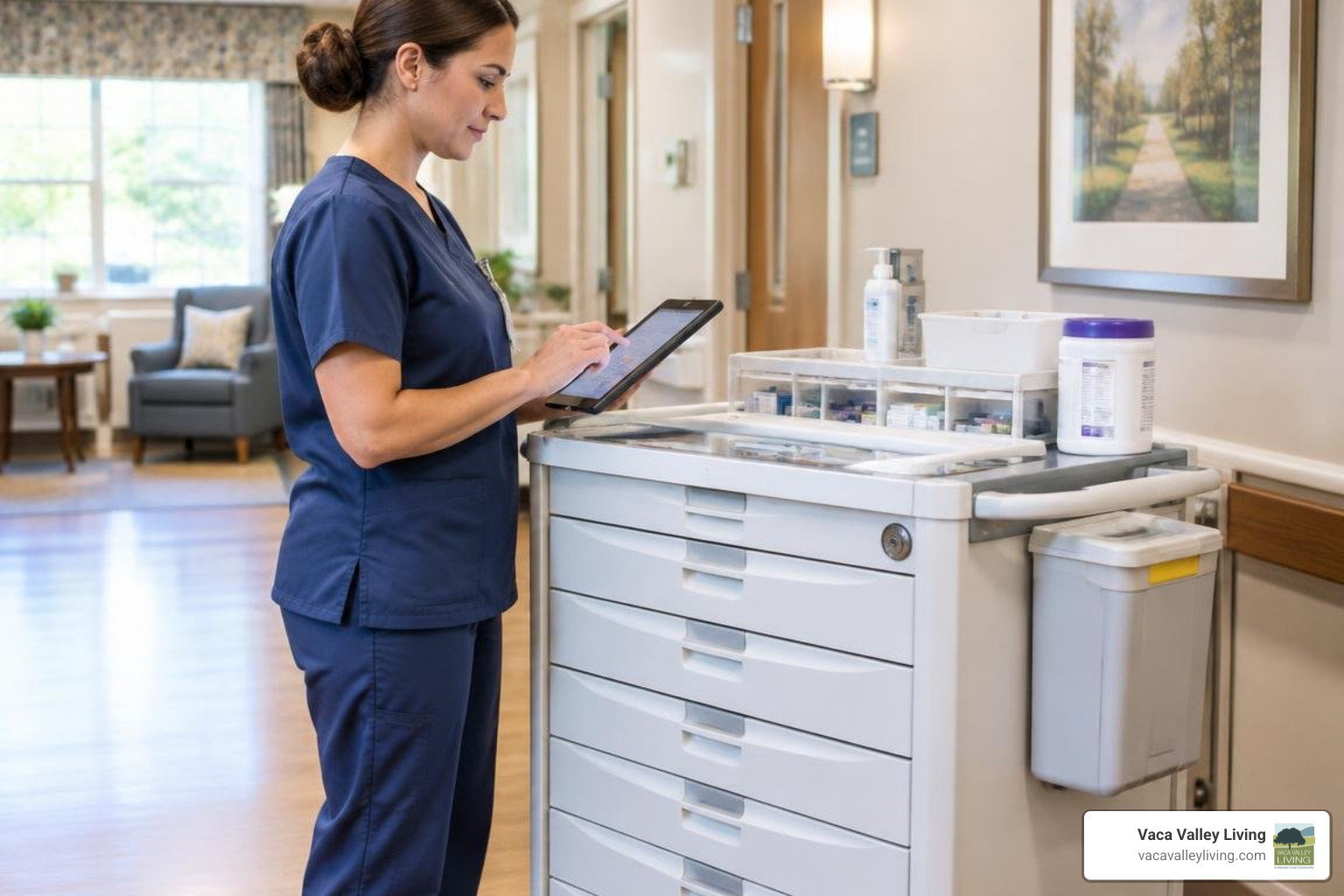 specialized medication cart and digital charting system in memory care specialized medication cart and digital charting system in memory care