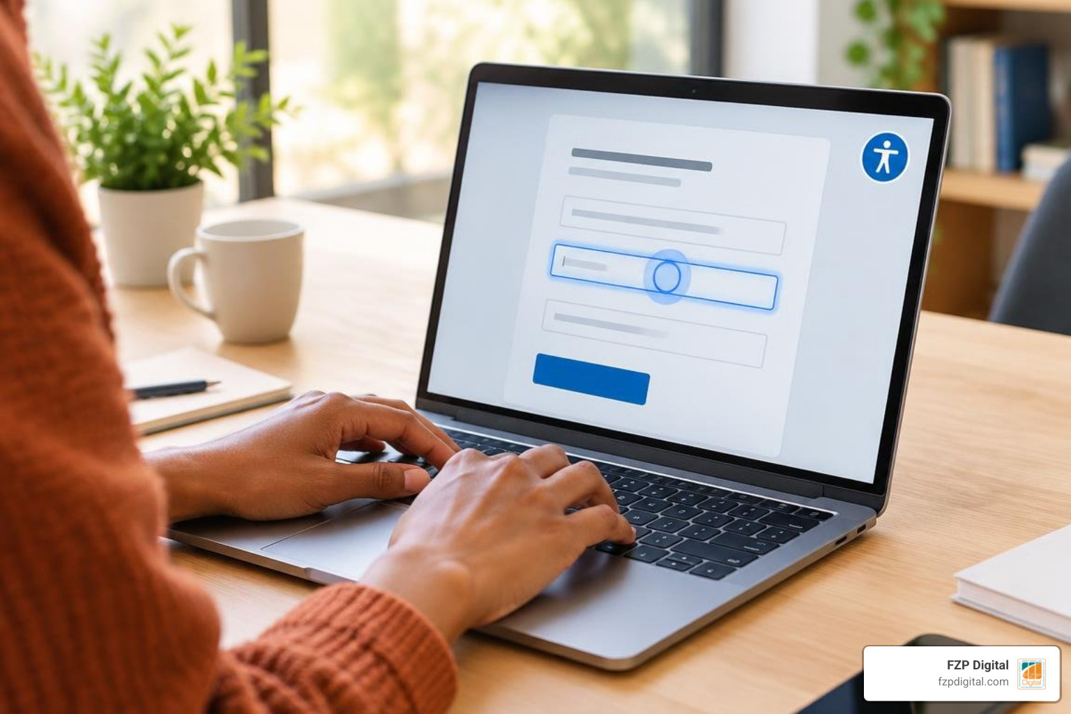 Screen reader and keyboard focus highlight on an interactive form Screen reader and keyboard focus highlight on an interactive form