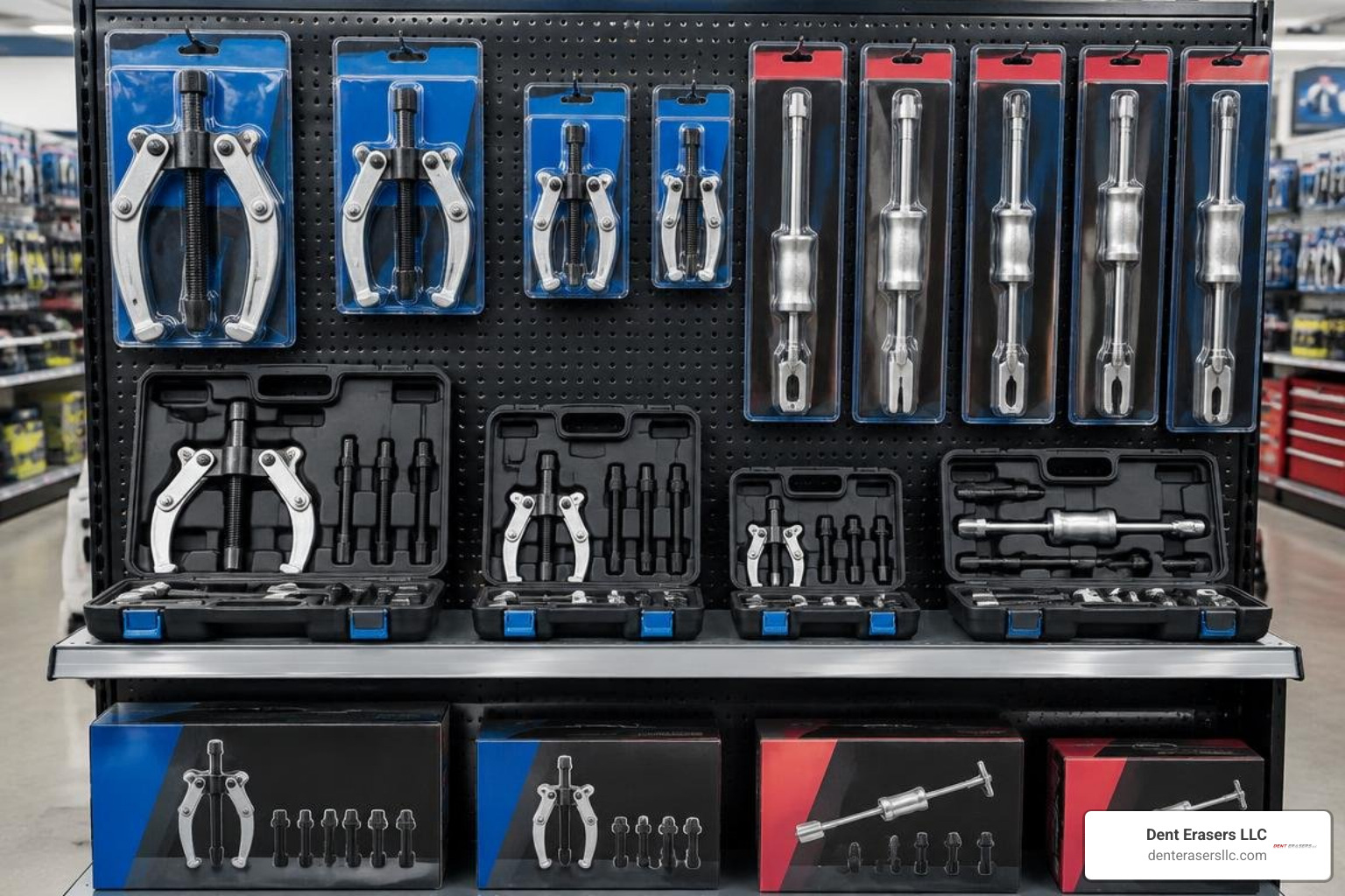 specialty rental puller kits and slide hammers on display Specialty Rental Puller Kits And Slide Hammers On Display