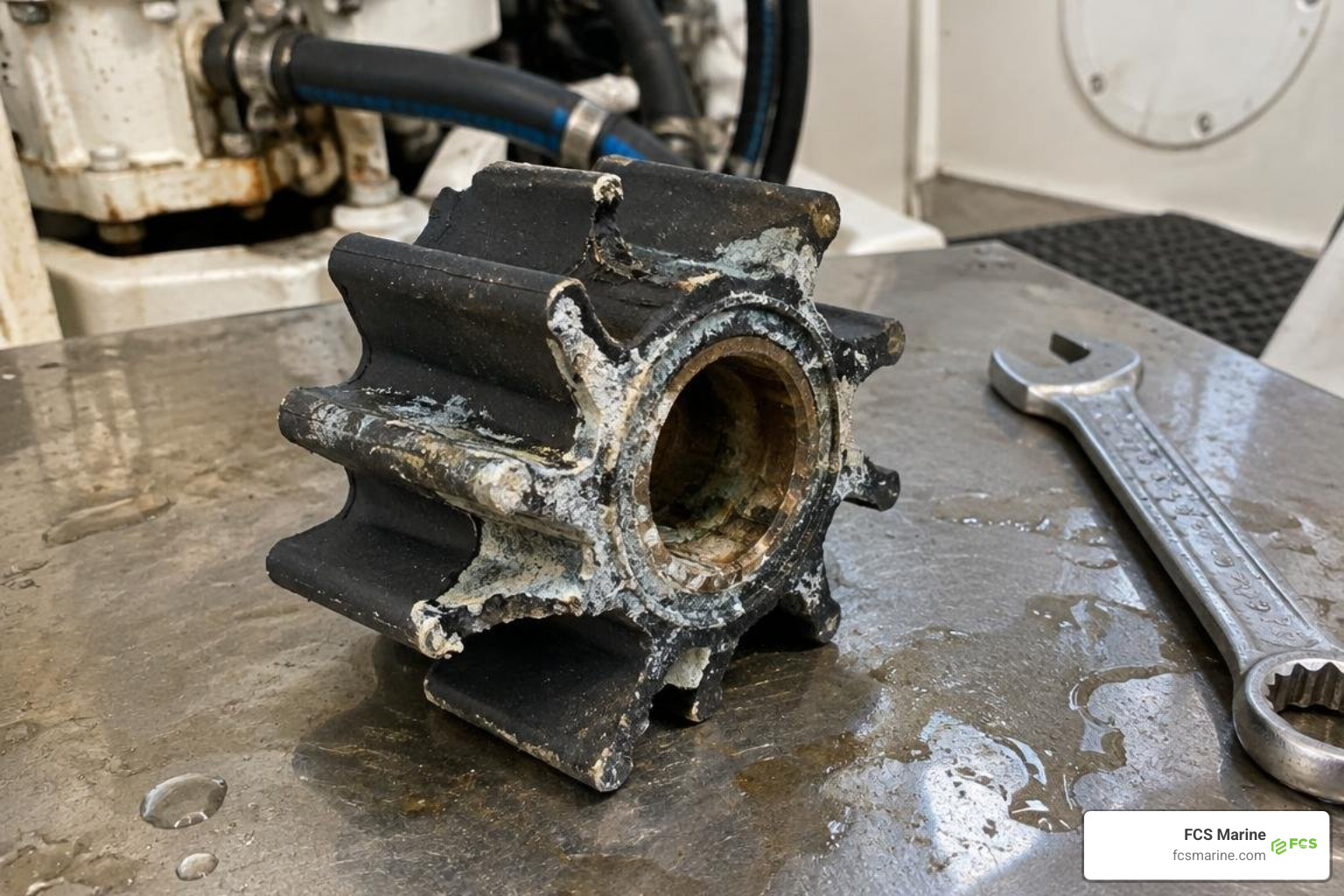 marine raw-water pump impeller wear and corrosion
