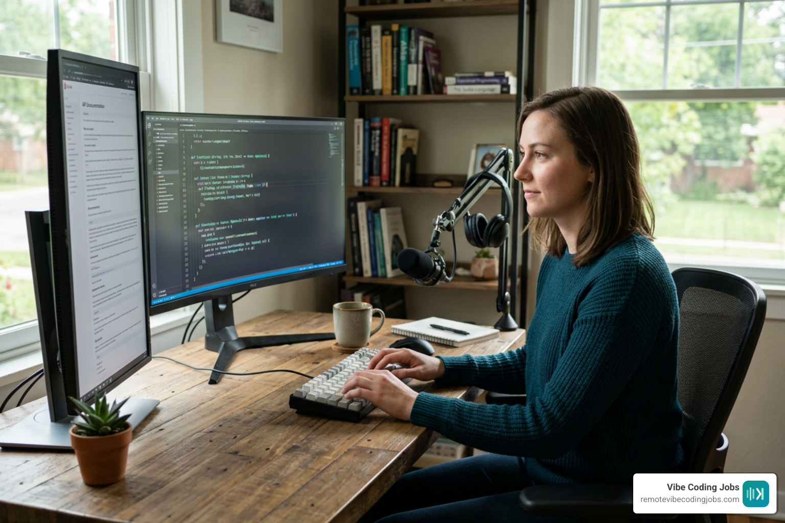 developer using AI-assisted coding tools and IDE compiler diagnostics to build Scala microservices