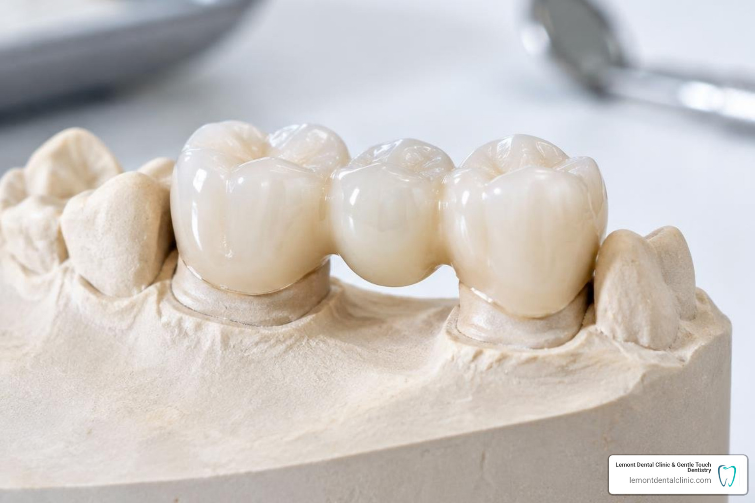 durable zirconia and layered porcelain bridge materials