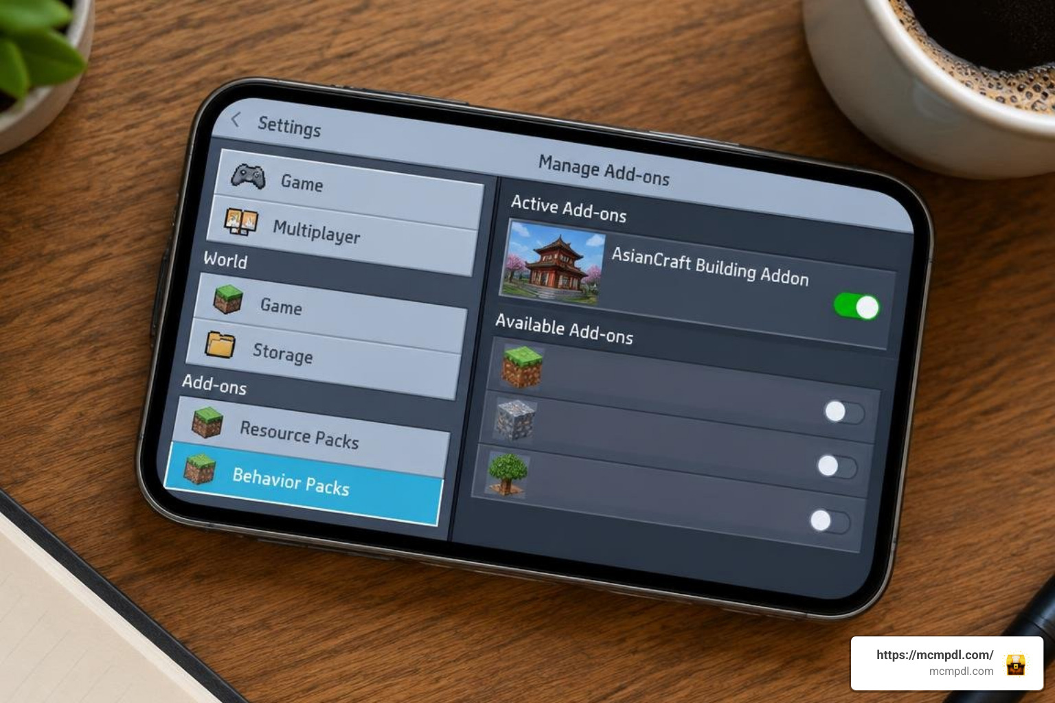 Minecraft Bedrock world settings menu Minecraft Bedrock world settings menu