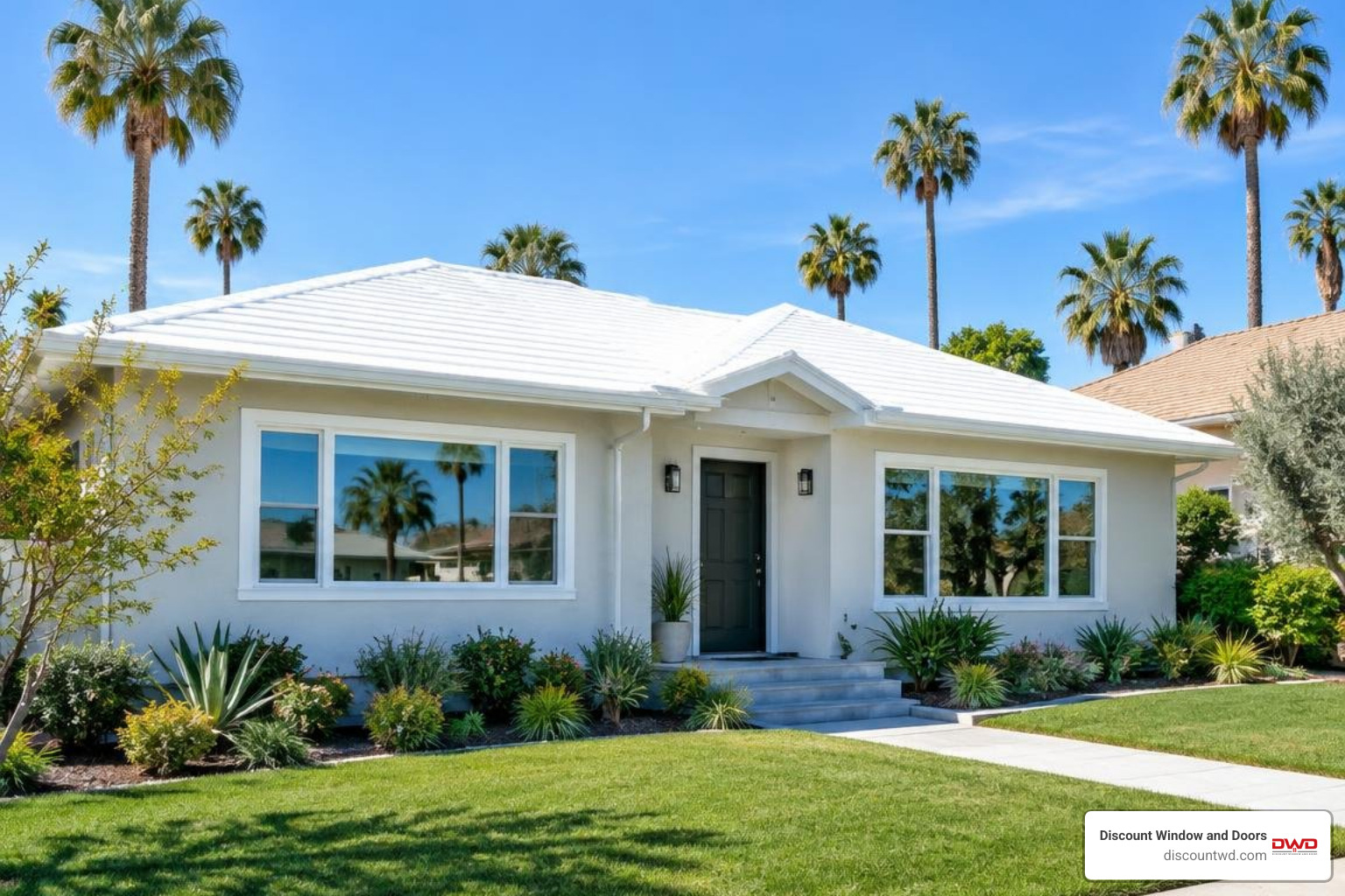 Renovated Los Angeles home with a cool roof and new energy-efficient windows Renovated Los Angeles home with a cool roof and new energy-efficient windows