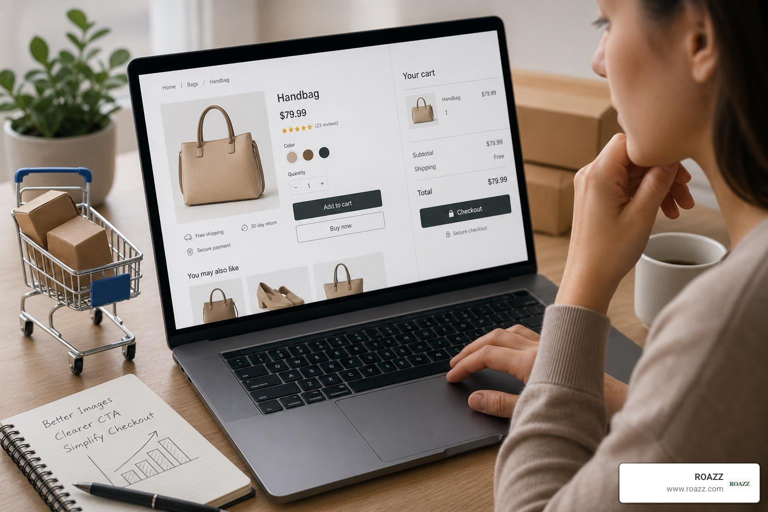 Frictionless mobile one-page checkout UI with one-tap payment options Frictionless mobile one-page checkout UI with one-tap payment options