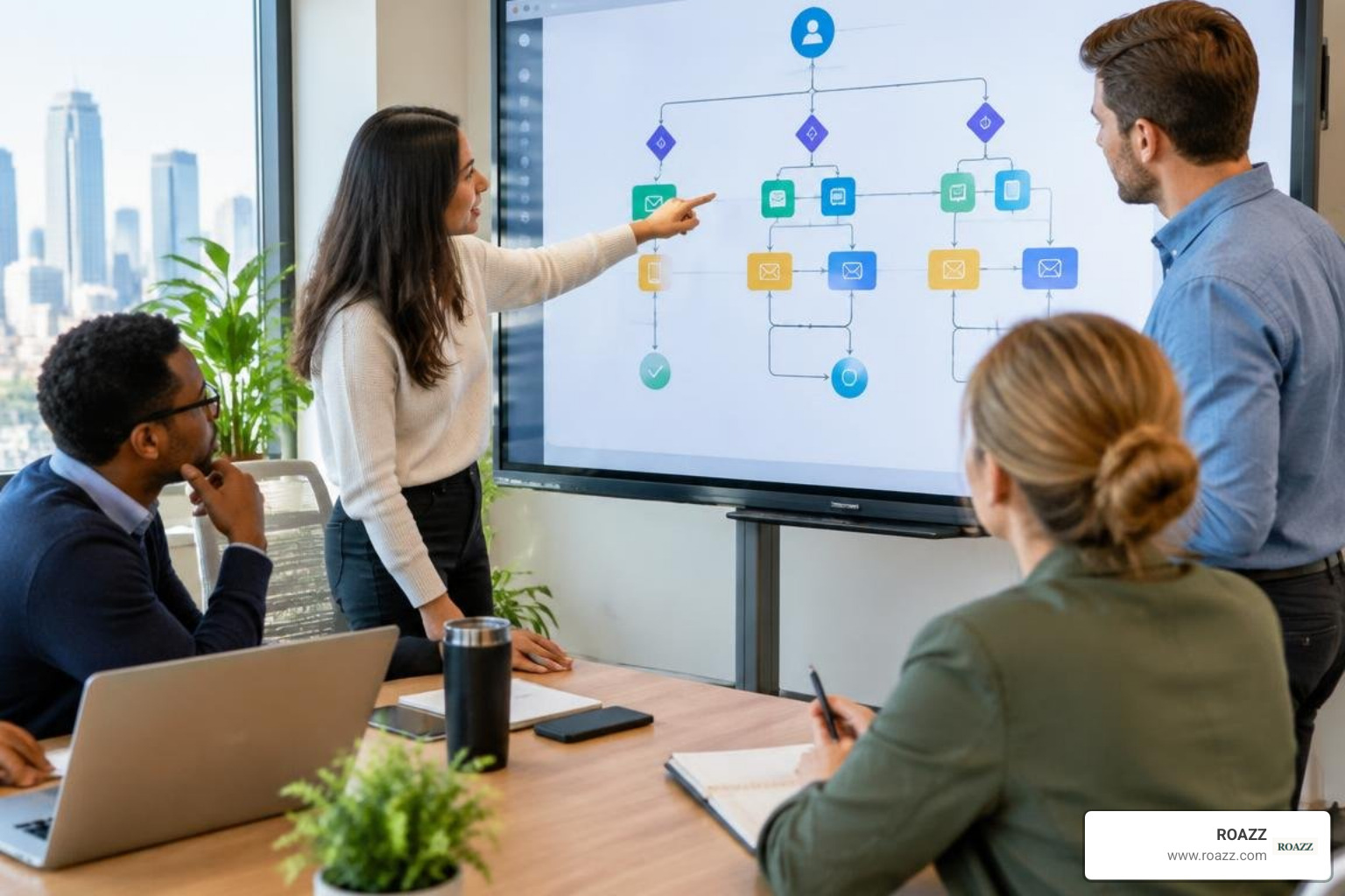 AI-driven workflow decision logic