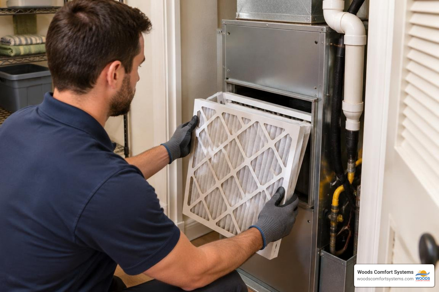 Clean furnace filter showing proper airflow and dust reduction in South Texas