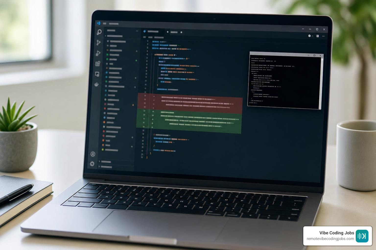 Cursor AI inline code editing and command prompt in action
