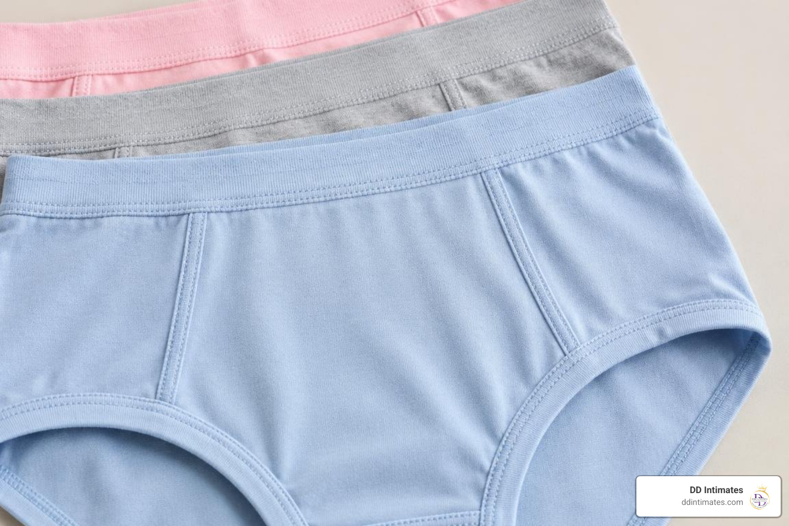 reinforced seams on high-rise briefs