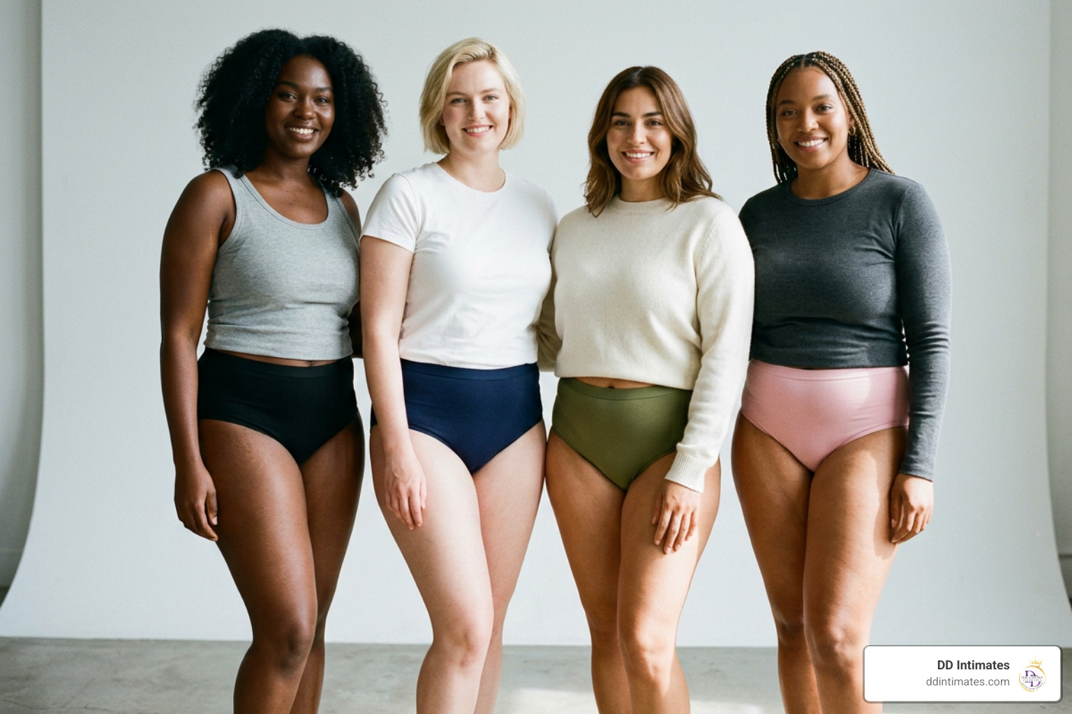 high-waisted panties fit on diverse body types