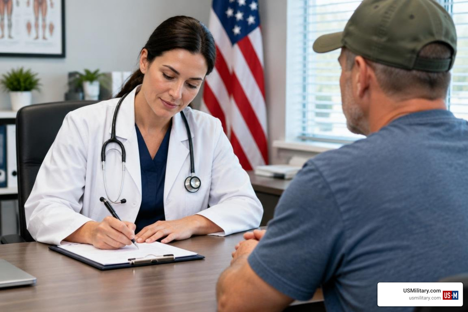 Medical doctor drafting an independent nexus letter for a veteran Medical doctor drafting an independent nexus letter for a veteran