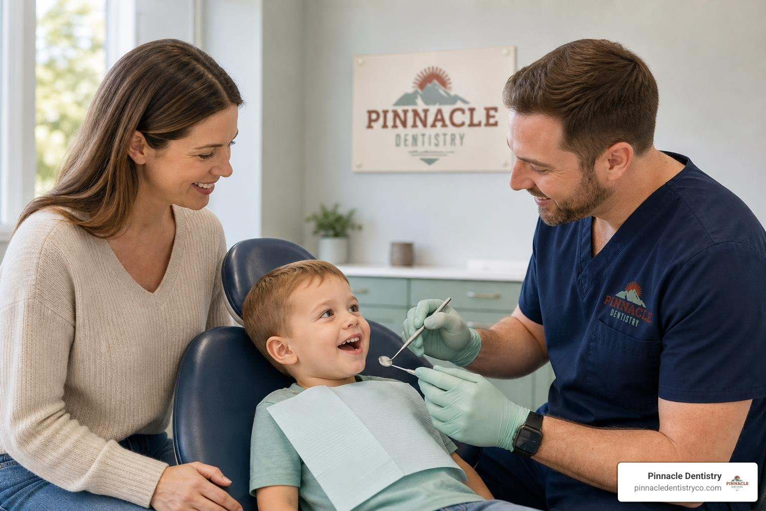 child's first dental exam